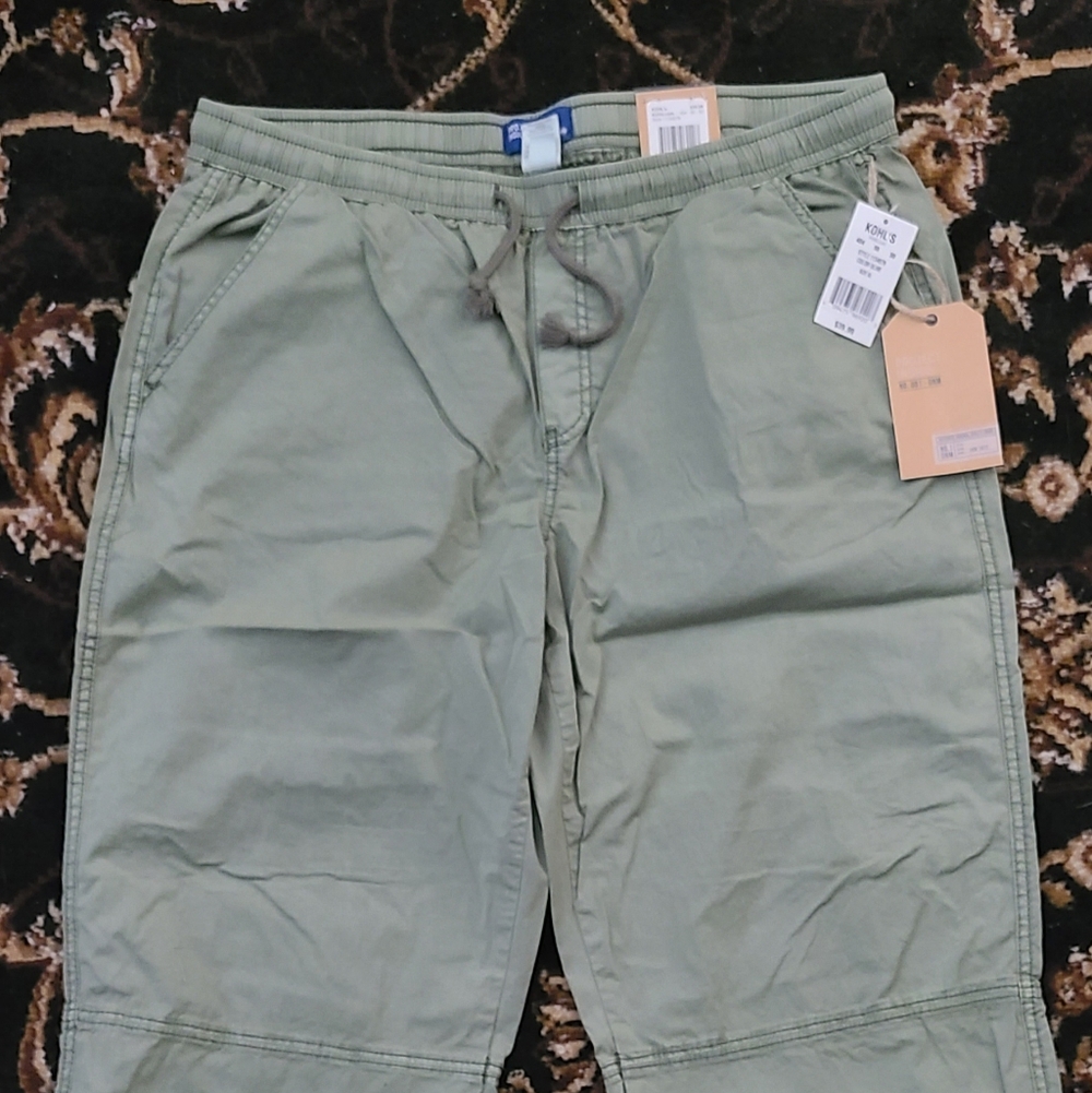 Kohl's Green Track Pants